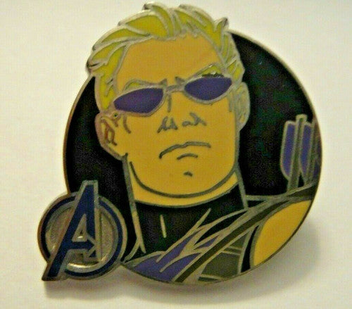 Hawkeye "Super Heroes Face" Enamel Pin - New