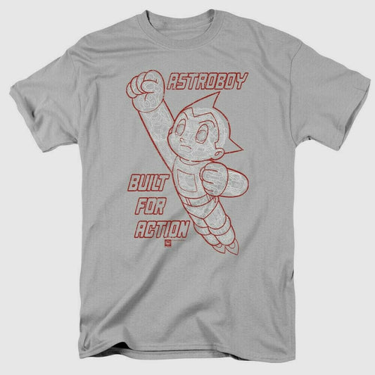 Astro Boy "Built for Action" Mens Adult Unisex T-Shirt -Available in Sm to 3x
100% Cotton High Quality Pre Shrunk Machine Washable T Shirt