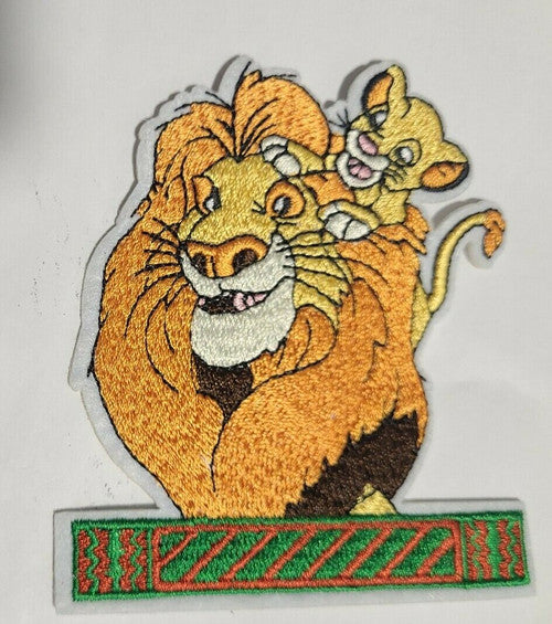 Disney, "Lion King & Simba" Embroidered Patch -new