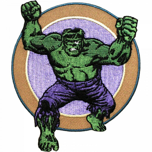 3 inches tall.  The Incredible Hulk "Attack" embroidered patch. Sew on or iron on. New.

Please note we will always combine shipping on like items.  Any additional patch or pin will ship for 50 cent per item.  Any additional payment will be reimbursed to your Paypal account.  Thank You.
