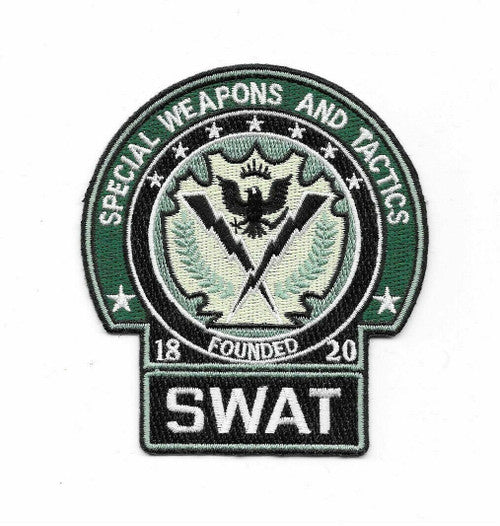 Batman The Dark Knight SWAT "Special Weapons & Tactics" Embroidered Patch -new