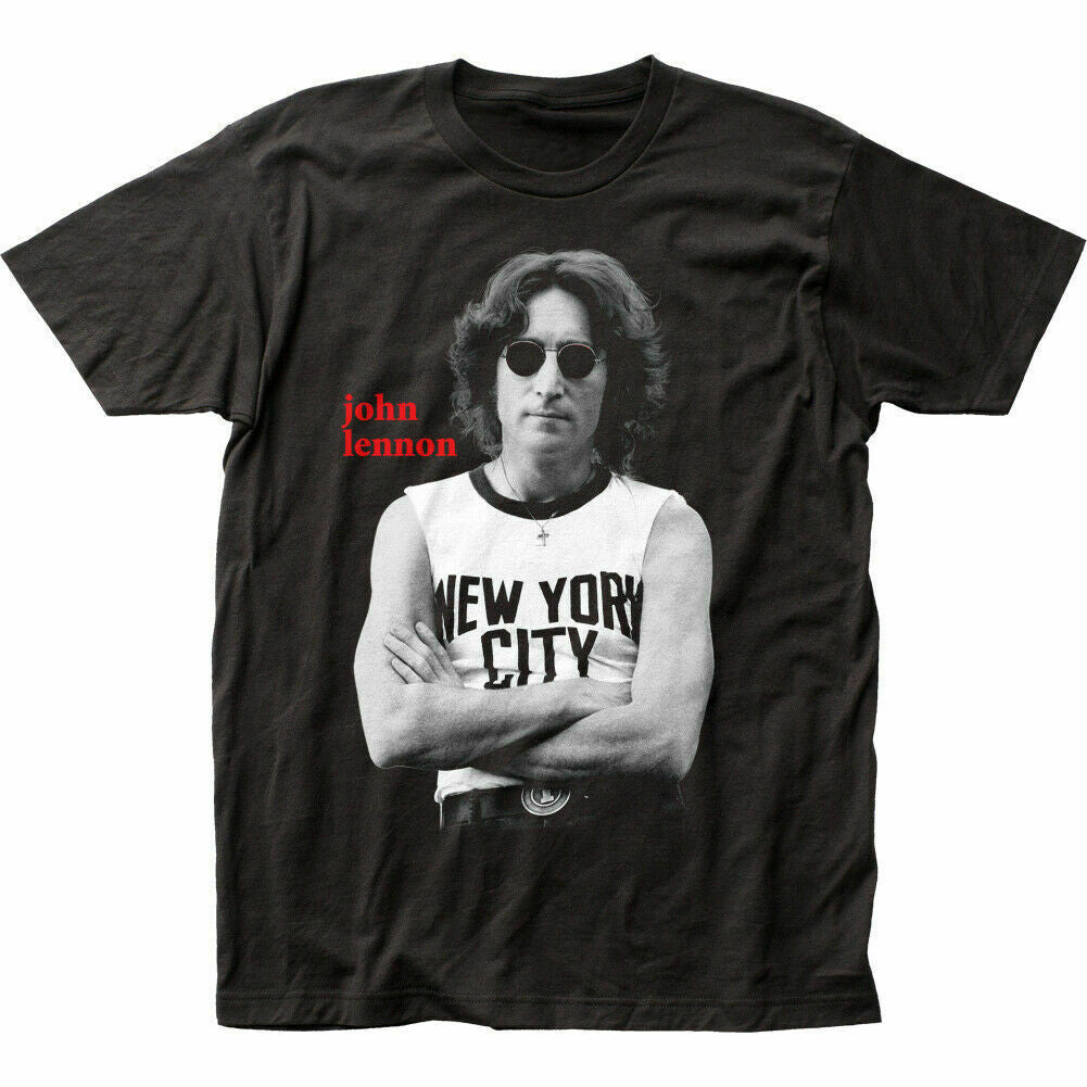 John Lennon "New York City" Mens Unisex T-Shirt -Available Sm to 2x
100% cotton high quality pre shrunk machine washable t-shirt