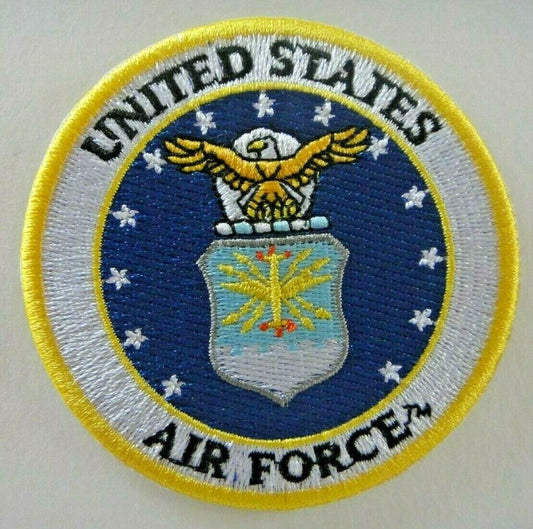 3 inches tall,  a new United States Air Force Logo embroidered patch. Sew on or iron on. New.

Please note we will always combine shipping on like items.  Any additional patch or pin will ship for 50 cent per item.  Any additional payment will be reimbursed to your Paypal account.  Thank You.