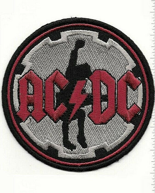 3 inches diameter,  a new  AC DC "Angus Young Rocks" embroidered patch.  Sew on or iron. New.

Please note we will always combine shipping on like items.  Any additional patch or pin will ship for 50 cent per item.  Any additional payment will be reimbursed to your Paypal account.  Thank You.
