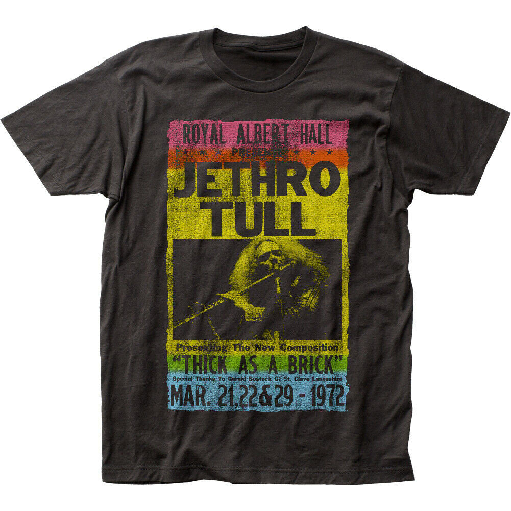 Jethro Tull, "Royal ALbert Hall 1972" Mens Unisex T-Shirt, Available in Sm to 2x
100% cotton high quality pre shrunk machine washable t-shirt