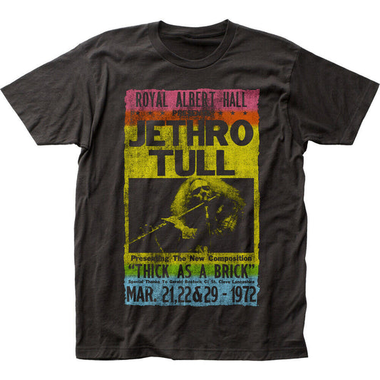 Jethro Tull, "Royal ALbert Hall 1972" Mens Unisex T-Shirt, Available in Sm to 2x
100% cotton high quality pre shrunk machine washable t-shirt