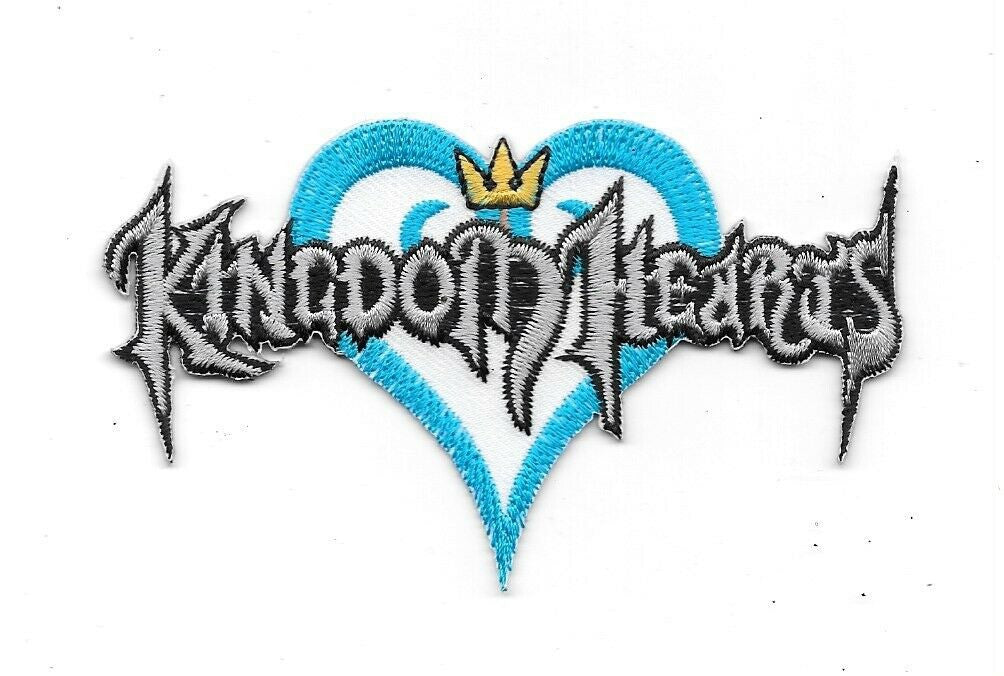 3.5 inches wide, a new Kingdom Hearts Video Game Logo embroidered patch. Sew on or iron on. New.

Please note we will always combine shipping on like items.  Any additional patch or pin will ship for 50 cent per item.  Any additional payment will be reimbursed to your Paypal account.  Thank You.
