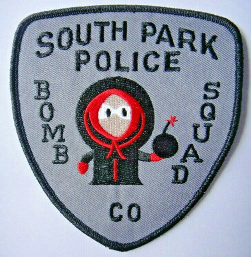 South Park Police "Bomb Squad Co" Embroidered Jacket Patch - New