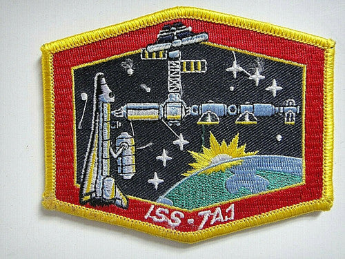 Space Shuttle STS-105 - ISS-7A.1 Assembly Embroidered Patch -new