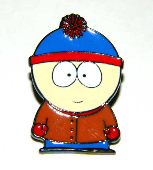 South Park TV Series Stan Marsh Standing Image Metal Enamel Pin -New