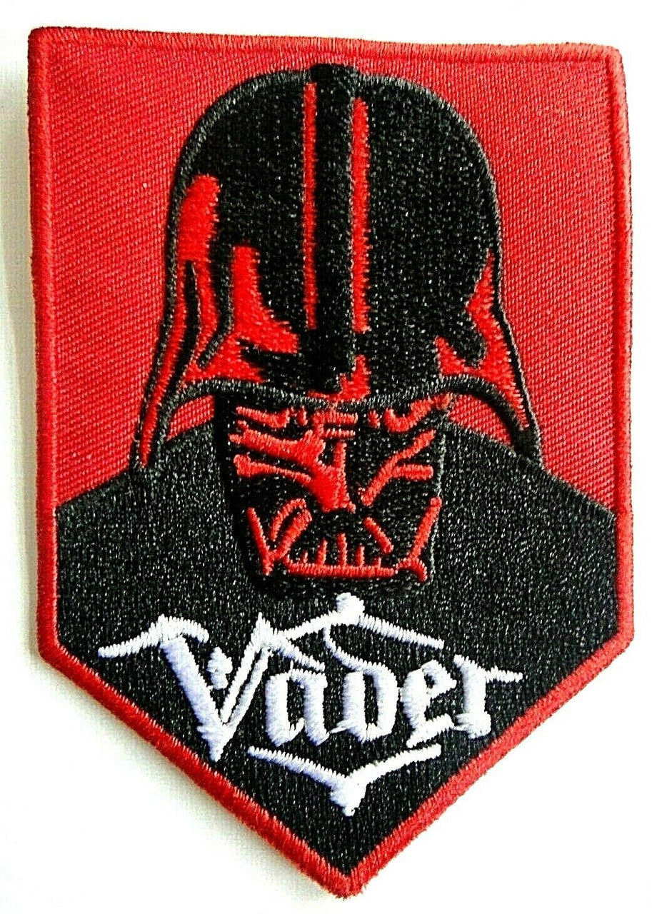 Measures 3 1/2 inches tall.  A new Star Wars Darth Vader Crest embroidered patch. Sew on or iron on. New.

Please note we will always combine shipping on like items.  Any additional patch or pin will ship for 50 cent per item.  Any additional payment will be reimbursed to your Paypal account.  Thank You.