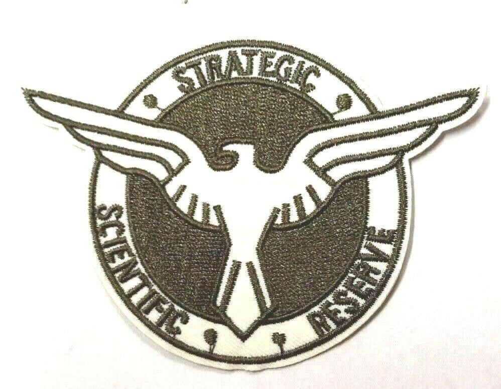 4 inches wide, Captain America, Agent Carter SSR (Strategic Scientific Reserve) Wings embroidered patch. Sew on or iron. New.

Please note we will always combine shipping on like items.  Any additional patch or pin will ship for 50 cent per item.  Any additional payment will be reimbursed to your Paypal account.  Thank You.