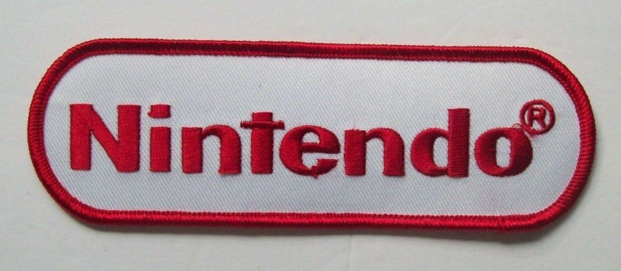 5 1/2" long, Nintendo logo embroidered patch, Sew on or iron. New. 

Please note we will always combine shipping on like items.  Any additional patch or pin will ship for 50 cent per item.  Any additional payment will be reimbursed to your Paypal account.  Thank You.