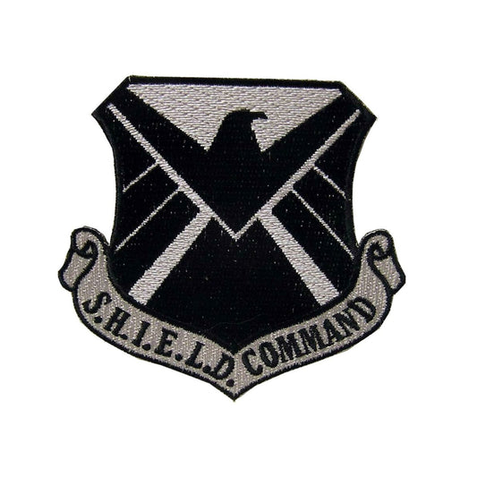 3 inches square, a new Marvel Avengers, Agents Of Shield "S.H.I.E.L.D. Command" Embroidered Patch  Sew or iron on.

Please note we will always combine shipping on like items.  Any additional patch or pin will ship for 50 cent per item.  Any additional payment will be reimbursed to your Paypal account.  Thank You.