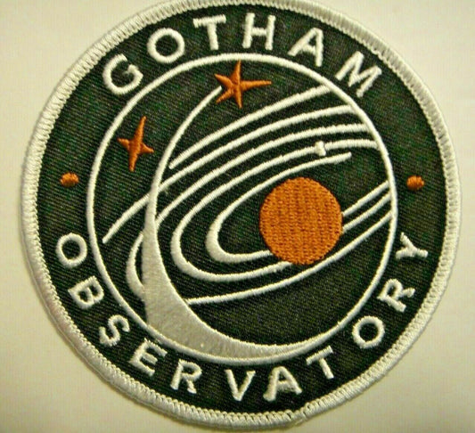 3.5 inches tall, Batman Gotham City Observatory shoulder embroidered patch. Sew on or iron on. New.

Please note we will always combine shipping on like items.  Any additional patch or pin will ship for 50 cent per item.  Any additional payment will be reimbursed to your Paypal account.  Thank You.