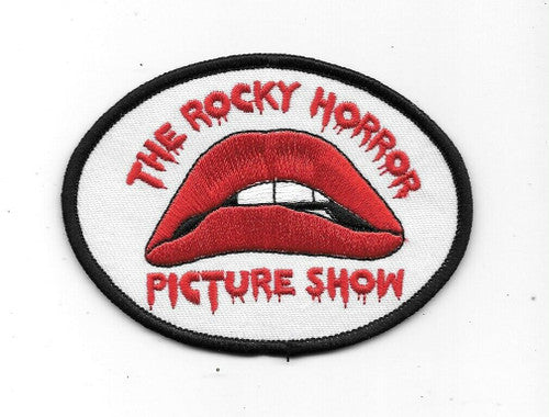 Rocky Horror Picture Show White Logo Embroidered Patch -new