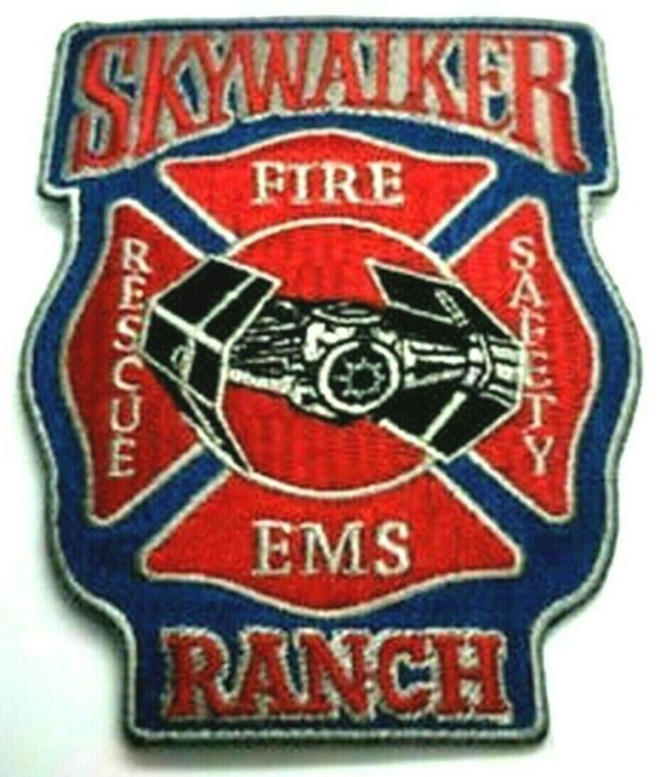 4 inches tall, a new Star Wars Skywalker Ranch Fire Department embroidered patch. Sew on or iron on. New.

Please note we will always combine shipping on like items.  Any additional patch or pin will ship for 50 cent per item.  Any additional payment will be reimbursed to your Paypal account.  Thank You.