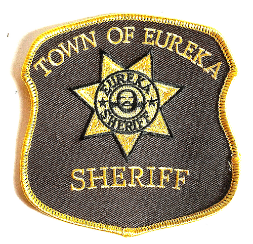 Eureka TV Series "Town or Eureka Sheriff Shoulder Embroidered Patch -new
