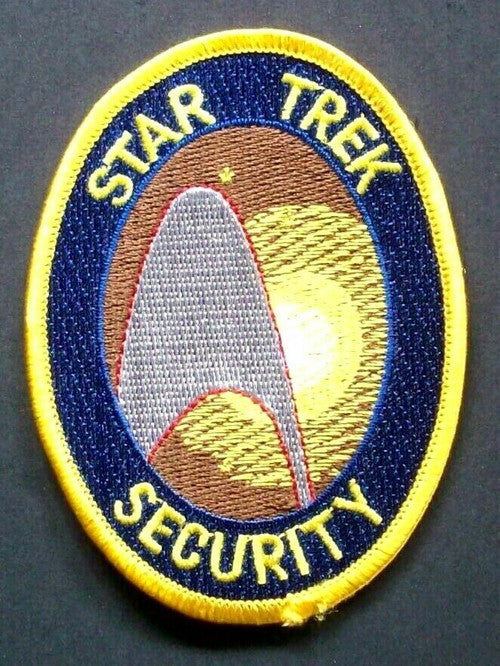 Star Trek Security Embroidered Patch -new