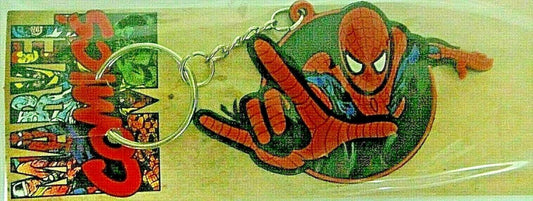 Up for sale is a new Amazing Spider-Man Rubber Key Chain. Measures 2.75 inches in wide. 

Please note we will always combine shipping on like items.  Any additional patch or pin will ship for 50 cent per item.  Any additional payment will be reimbursed to your Paypal account.  Thank You.