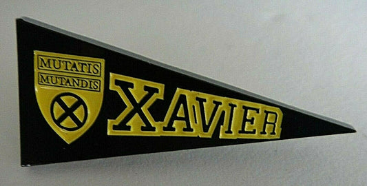 1 1/2" inches in diameter. Xavier Institute School Banner Enamel Pin with clutch back. New.

Please note we will always combine shipping on like items.  Any additional patch or pin will ship for 50 cent per item.  Any additional payment will be reimbursed to your Paypal account.  Thank You.