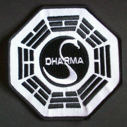 4" x 4", Lost TV Series Dharma logo embroidered patch. Sew or iron on. New.

Please note we will always combine shipping on like items.  Any additional patch or pin will ship for 50 cent per item.  Any additional payment will be reimbursed to your Paypal account.  Thank You.