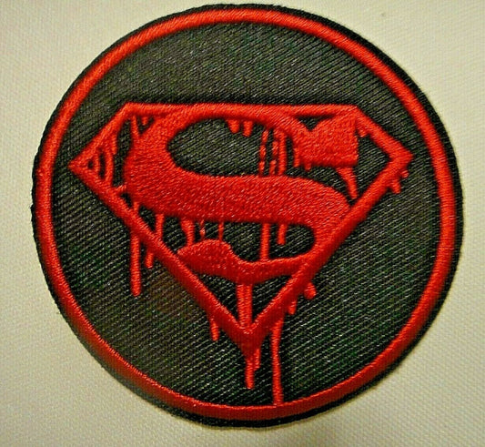 3 inches tall, a new Superman "Death of Superman" Logo embroidered patch. Sew or iron on. New.

Please note we will always combine shipping on like items.  Any additional patch or pin will ship for 50 cent per item.  Any additional payment will be reimbursed to your Paypal account.  Thank You.