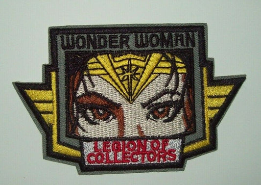 3" x 4 1/2", Wonder Woman Legion Of Collectors embroidered patch. Sew or iron on. New.

Please note we will always combine shipping on like items.  Any additional patch or pin will ship for 50 cent per item.  Any additional payment will be reimbursed to your Paypal account.  Thank You.