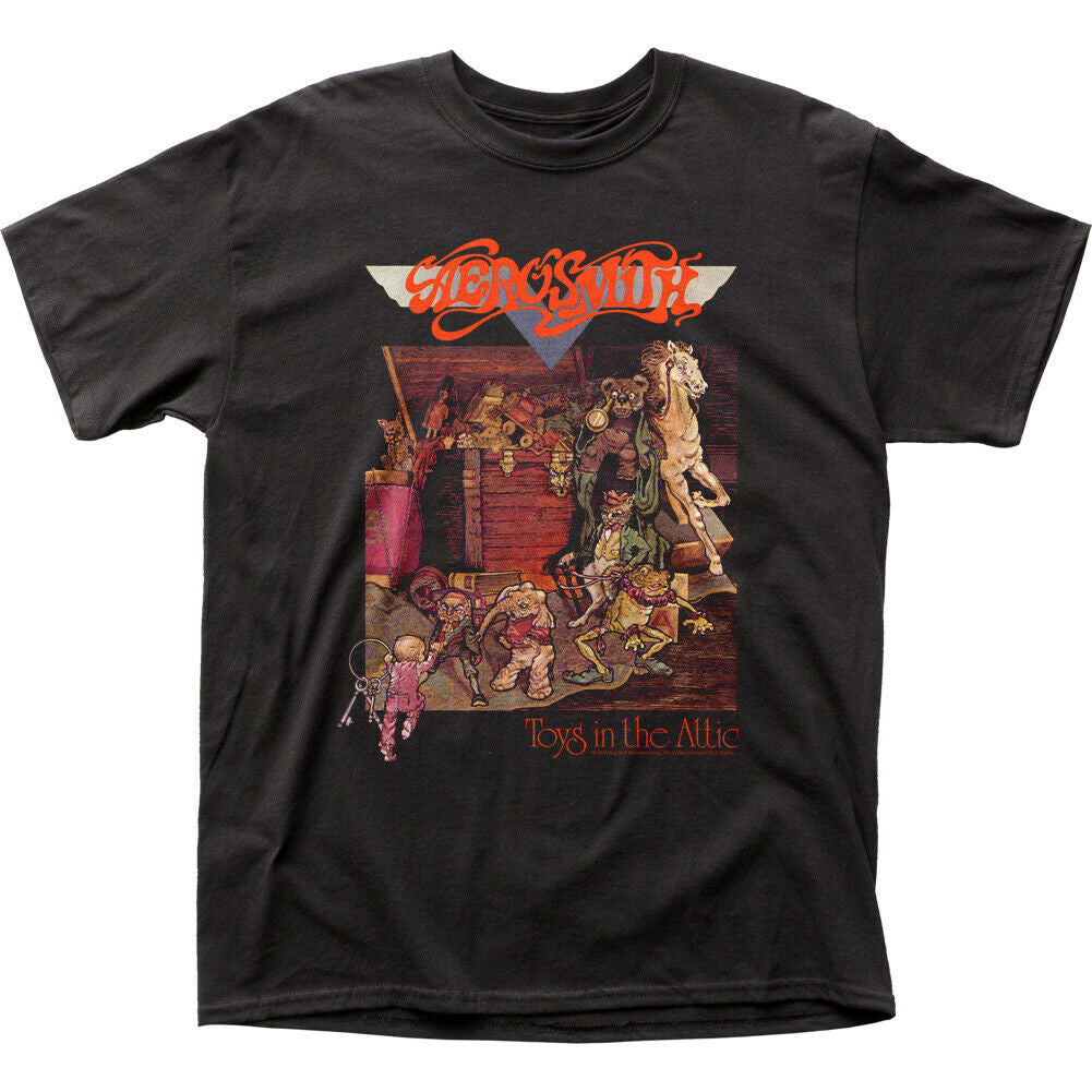 Areosmith "Toys in the Attic" Mens Unisex T-Shirt -Available in Sm to 2x
100% cotton high quality pre shrunk machine washable t-shirt
