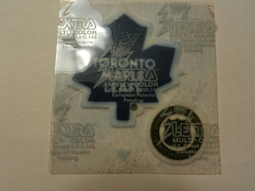 2.5 inches tall,  a new Toronto Maple Leafs embroidered patch.  Includes NHL logo as part of the patch. This product must be iron on.  This patch would look great on the breast of a golf shirt or a ball ca.


Please note we will always combine shipping on like items.  Any additional patch or pin will ship for 50 cent per item.  Any additional payment will be reimbursed to your Paypal account.  Thank You.