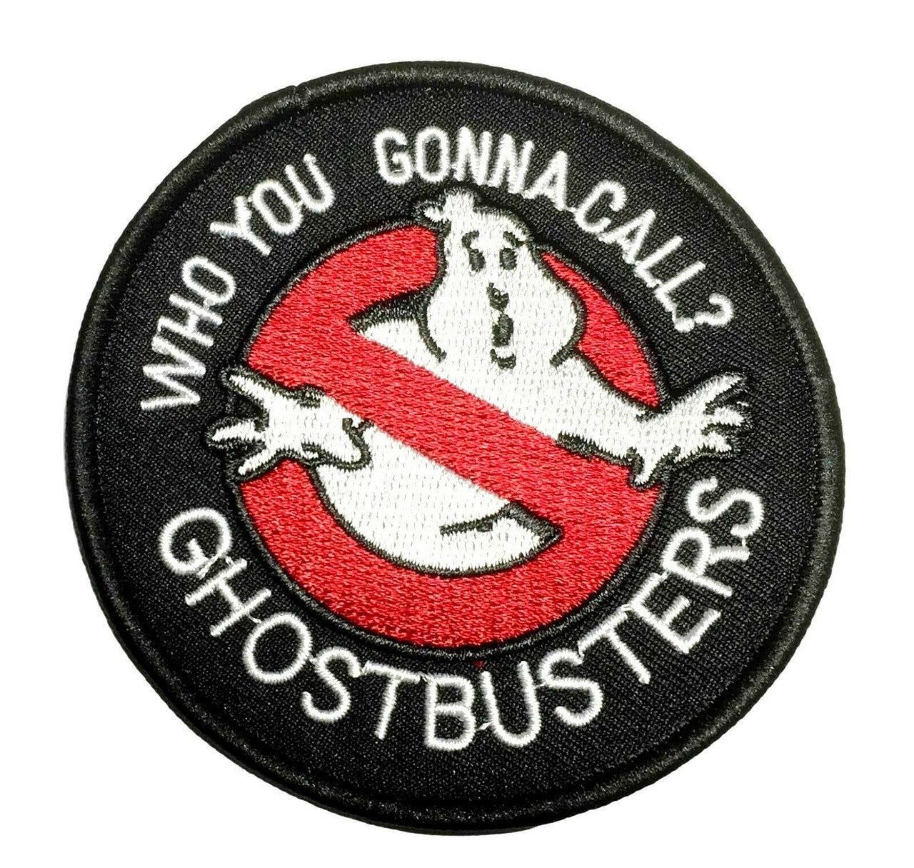 3" inch in diameter, Ghostbusters "Who You Gonna Call" embroidered patch.   Sew or iron on. New.

Please note we will always combine shipping on like items.  Any additional patch or pin will ship for 50 cent per item.  Any additional payment will be reimbursed to your Paypal account.  Thank You.