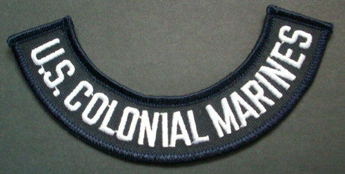 Alien U.S. Colonial Marines Rocker Embrodiered Patch -new