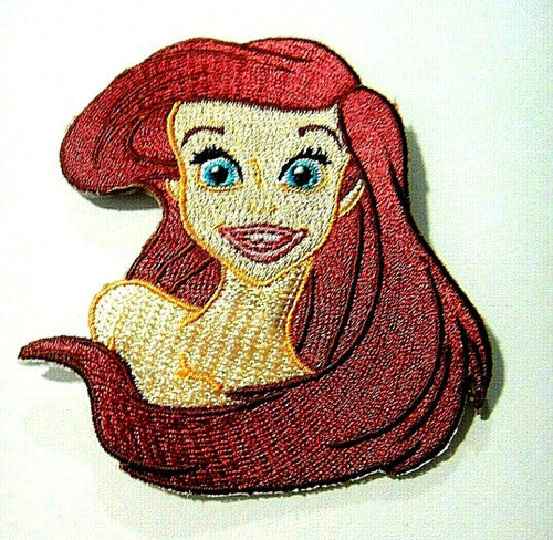 Disney Ariel (Little Mermaid) "Portrait" Embroidered Patch. new