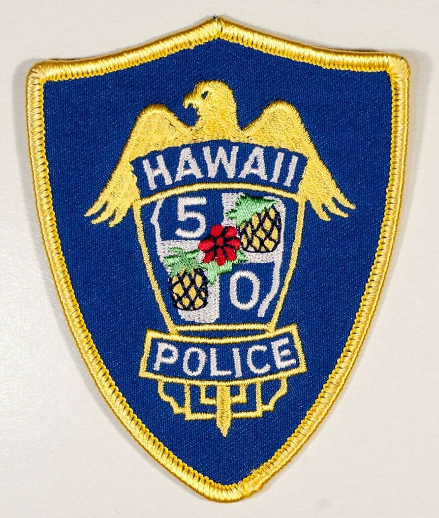4 inches tall, a new Hawaii 5-0 Police "TV Show" embroidered patch. Sew on or iron on. New.

Please note we will always combine shipping on like items.  Any additional patch or pin will ship for 50 cent per item.  Any additional payment will be reimbursed to your Paypal account.  Thank You.