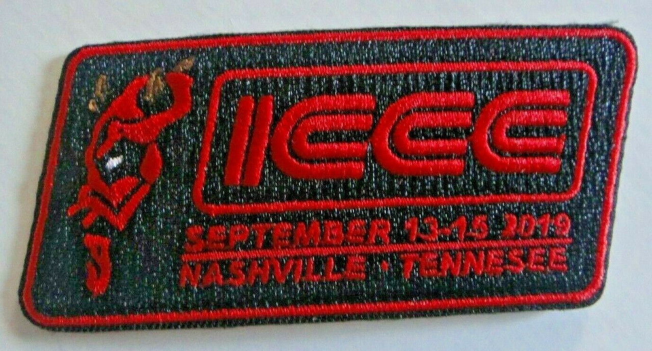 3.5 inches wide,   Star Wars ICCC (Imperial Commissary Collectors Convention) September 12-15, 2019, Nashville, TN aembroidered patch. Sew on or iron on. New.

Please note we will always combine shipping on like items.  Any additional patch or pin will ship for 50 cent per item.  Any additional payment will be reimbursed to your Paypal account.  Thank You.