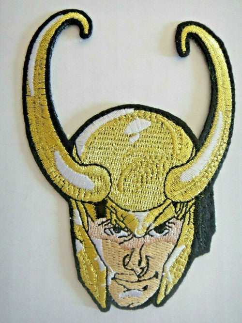 Loki "The Mighty Thor" Embroidered Patch Log-new