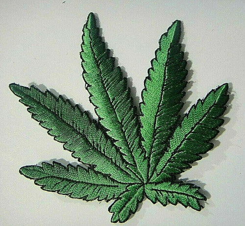 Marijuana Leaf (Reggae Weed) Embroidered Patch -new