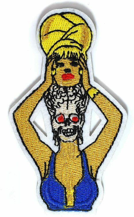 Mars Attacks! Alien Martian Girl Embroidered Patch -new