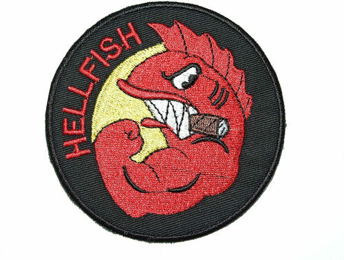 Simpsons "The Curse Of The Flying Hellfish" WWII" Embroidered Patch -new