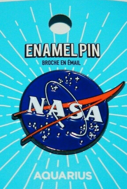 NASA "Meatball" Logo Enamel Metal Pin
