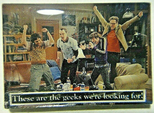 Big Bang Theory Cast (These are the geeks we're looking for!) Enamel Pin - New