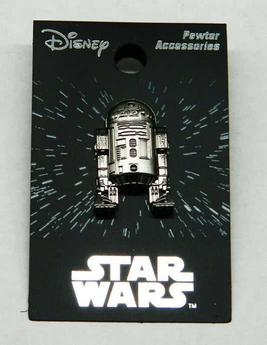 1. 1/8 inches tall, a new Classic Star Wars R2-D2 Droid 3D Image Die-Cut Pewter Metal Pin with clutch back. New.

Please note we will always combine shipping on like items.  Any additional patch or pin will ship for 50 cent per item.  Any additional payment will be reimbursed to your Paypal account.  Thank You.