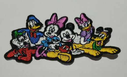 Mickey Mouse & Minnie Mouse & the Rest of the Gang Embroidered Patch - New