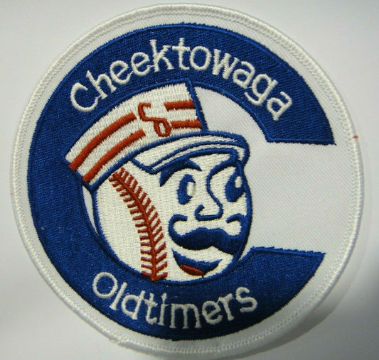 4" inches diameter, a new Cheektowaga, NY Oldtimers Softball Logo (Adult Softball) embroidered patch. Sew on iron on. New old stock found at a recent estate sale.  Roughly 20 years old.

Please note we will always combine shipping on like items.  Any additional patch or pin will ship for 50 cent per item.  Any additional payment will be reimbursed to your Paypal account.  Thank You.