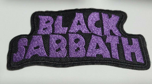 Black Sabbath Logo Embroidered Patch -New