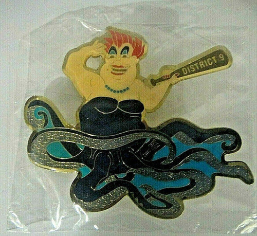 Ursula (Little Mermaid) Boy Scout Oversized Enamel Metal Pin -new