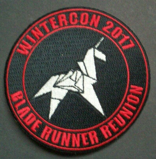 2017 Blade Runner Reunion (WinterCon 2017) Embroidered Patch -new