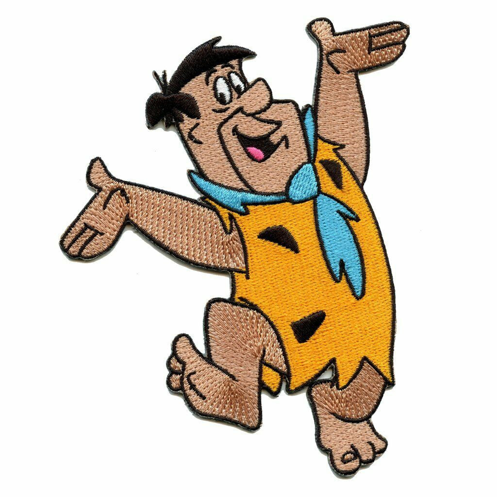 4 inches tall,  a new Fred Flintstones, "The Flintstones" embroidered patch. Sew on or iron on. New.

Please note we will always combine shipping on like items.  Any additional patch or pin will ship for 50 cent per item.  Any additional payment will be reimbursed to your Paypal account.  Thank You.