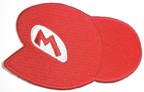 Super Mario Bros. "Ball Cap" Embroidered Patch -new