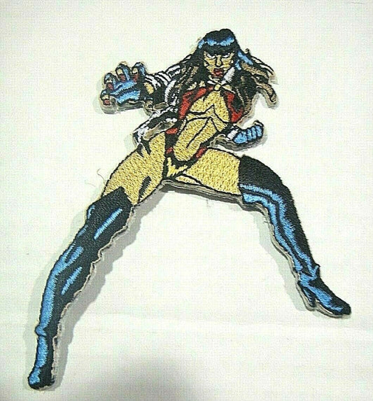 3 1/2 inches tall, Vampirella "Horror Queen" embroidered patch. Sew on or iron on. New.

Please note we will always combine shipping on like items.  Any additional patch or pin will ship for 50 cent per item.  Any additional payment will be reimbursed to your Paypal account.  Thank You.